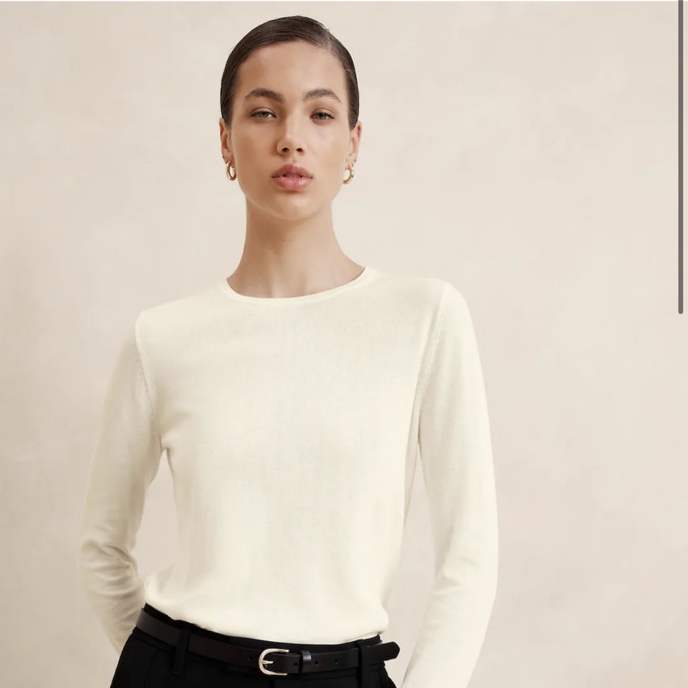 Banana Republic forever know crewneck sweater NWT XXL